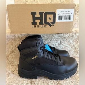 HQ Issue Black Waterproof tactical boots